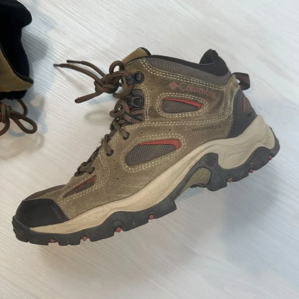 Columbia Coretek II Waterproof Mens 7.5 Brown Suede Hiking Boots YM5347-245